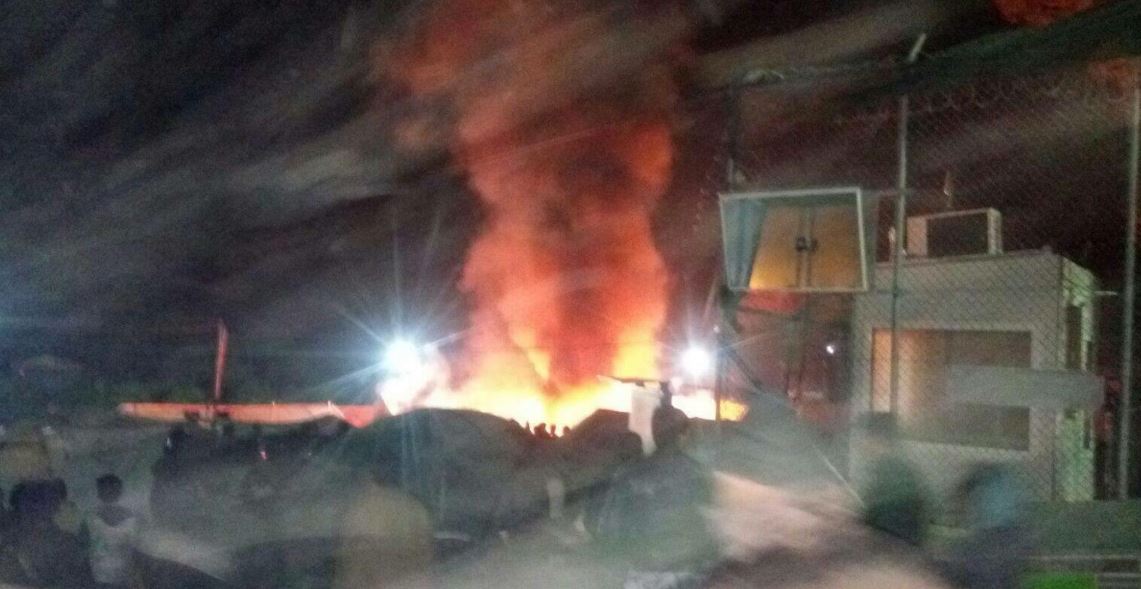 Σκηνές πανικού στη Μόρια – Τα πρώτα λεπτά μετά την έκρηξη – ΒΙΝΤΕΟ