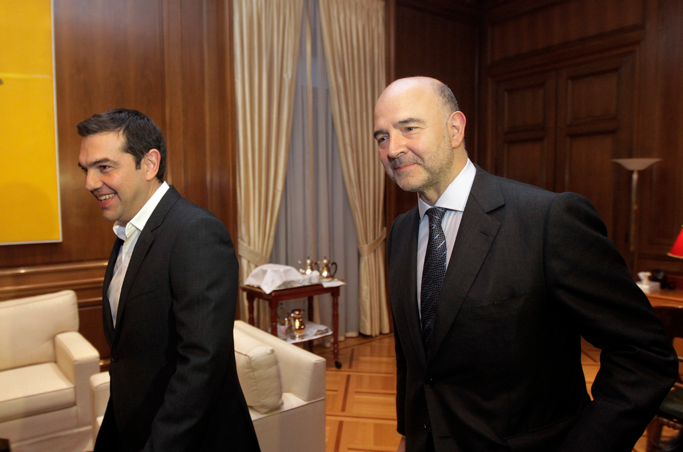 Σε εξέλιξη η συνάντηση Τσίπρα – Μοσκοβισί