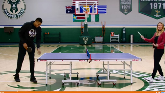 Ο Αντετοκούνμπο είναι καλός και στο πινγκ πονγκ – ΒΙΝΤΕΟ