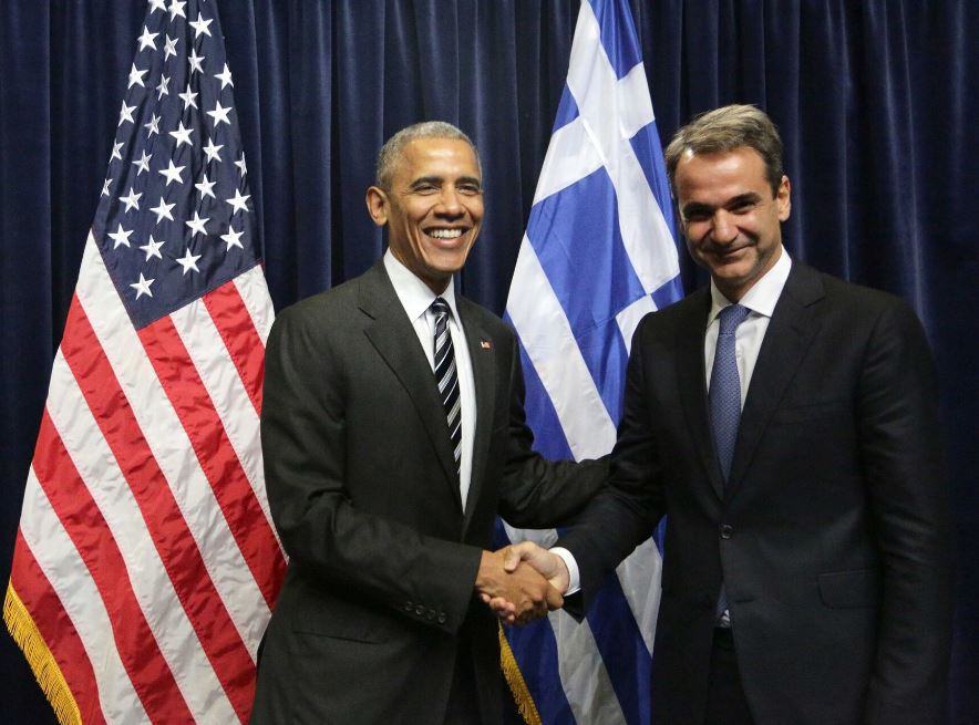 Ο Μητσοτάκης σε Ομπάμα: Στρατηγικής σημασίας οι στενές ελληνοαμερικανικές σχέσεις