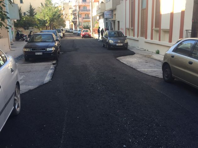 Η επική ασφαλτόστρωση σε δρόμο του Ρεθύμνου που έγινε viral – ΦΩΤΟ