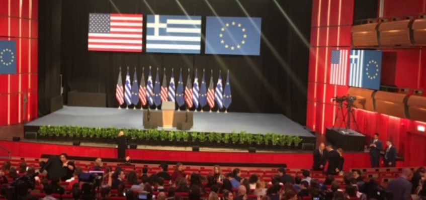 Ο χώρος που θα μιλήσει ο Ομπάμα στο Ίδρυμα «Σταύρος Νιάρχος» – ΦΩΤΟ