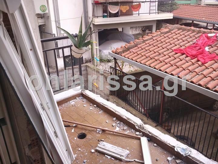 Έκρηξη σε διαμέρισμα στο κέντρο της Λάρισας – Στο νοσοκομείο ένας άνδρας – ΦΩΤΟ