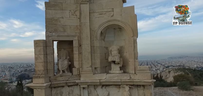 Δείτε το μνημείο του Φιλοπάππου από ψηλά – ΒΙΝΤΕΟ