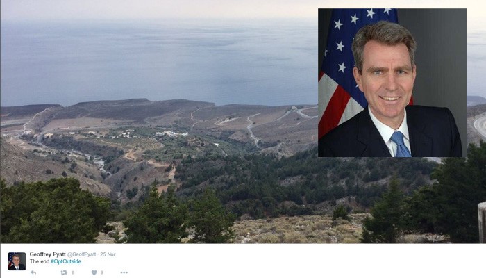 Διακοπές στην Κρήτη για τον Αμερικανό πρέσβη