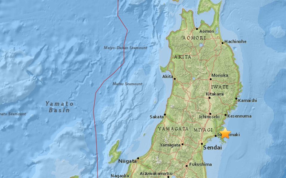 Ιαπωνία: Δεν έχουν αναφερθεί ζημιές ή θύματα από τον σεισμό των 6,2 Ρίχτερ