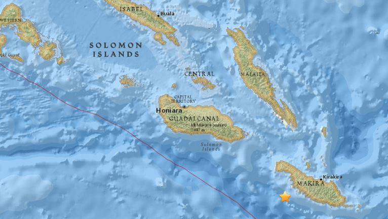 Σεισμός 7,7 βαθμών στις Νήσους Σολομώντα – Προειδοποίηση για τσουνάμι