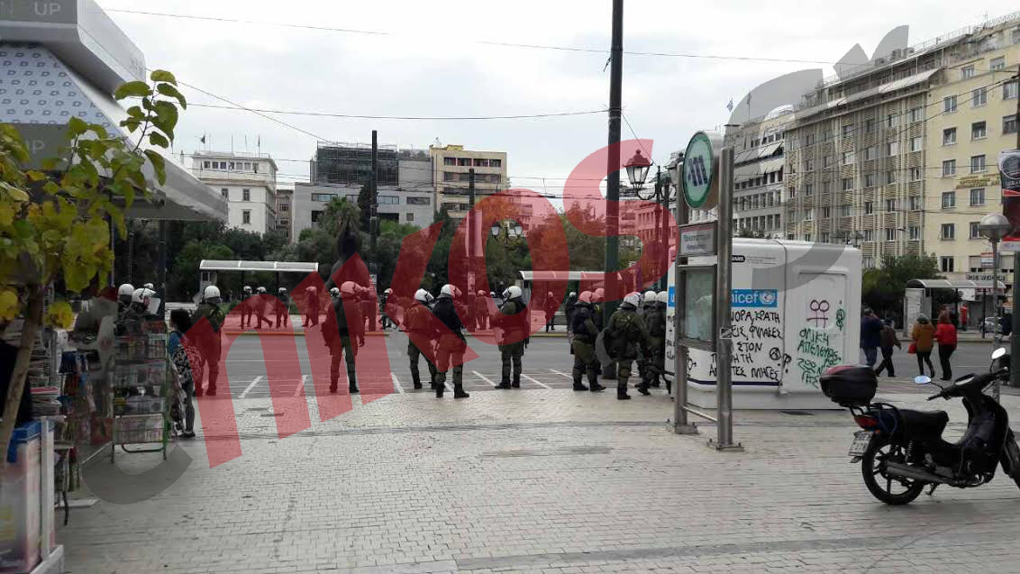 Δρακόντεια μέτρα ασφαλείας στο κέντρο της Αθήνας – ΦΩΤΟ