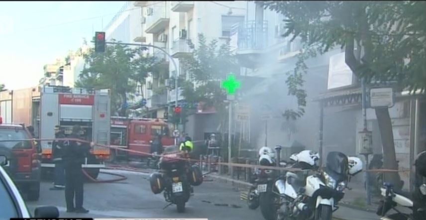 Αποκλεισμένη η περιοχή που έγινε η έκρηξη στο κέντρο της Αθήνας – ΦΩΤΟ