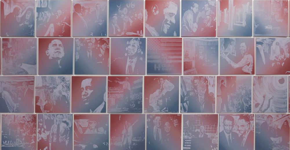 3.000 πορτρέτα του Ομπάμα ένα για κάθε μέρα της διακυβέρνησής του