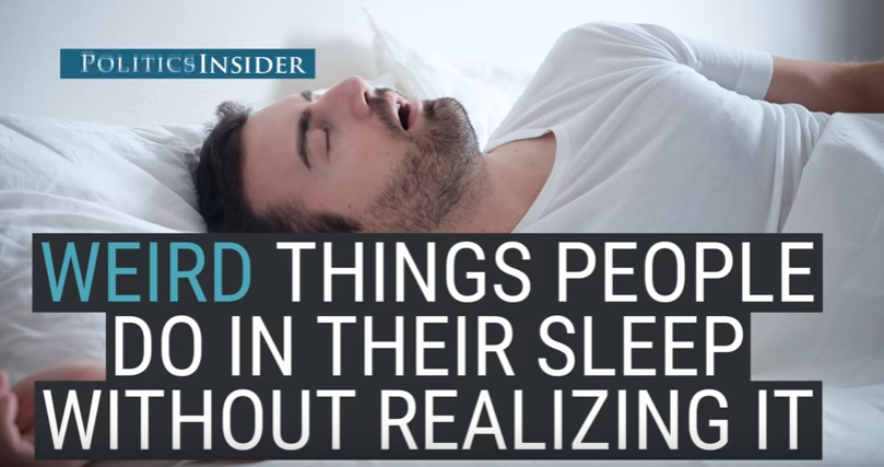 Τα πιο παράξενα πράγματα που κάνουμε στον ύπνο μας – ΒΙΝΤΕΟ
