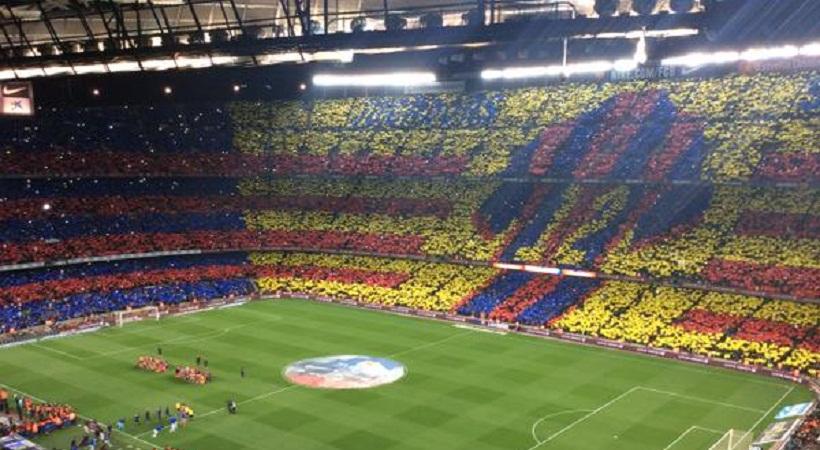 Εντυπωσιακό κορεό στο Καμπ Νου για το Clasico – ΒΙΝΤΕΟ