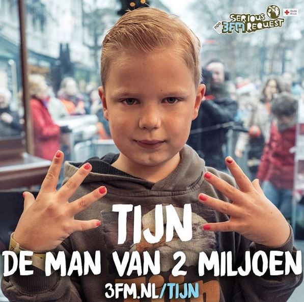 Ολλανδία: 6χρονο αγοράκι με καρκίνο συγκέντρωσε 2,5 εκατομμύρια ευρώ για τα άρρωστα παιδιά – BINTEO