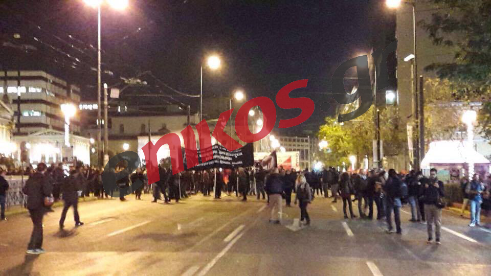 Ξεκίνησε η πορεία στη μνήμη του Γρηγορόπουλου – ΤΩΡΑ