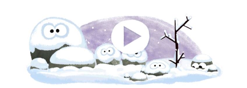 Το Google γιορτάζει την πρώτη μέρα του χειμώνα