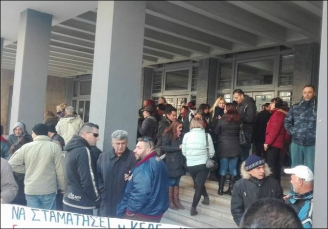 Θεσσαλονίκη – Συγκέντρωση διαμαρτυρίας εργαζομένων της ΠΟΕ – ΟΤΑ