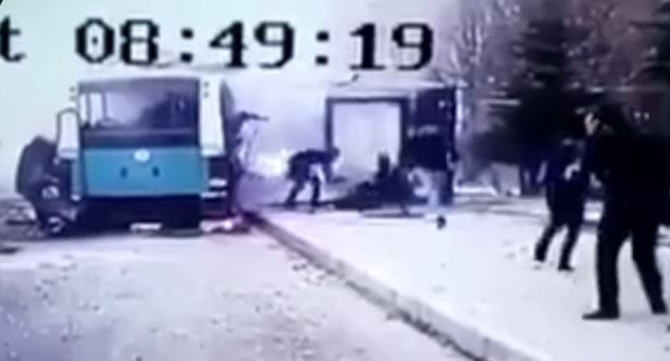 Βίντεο-σοκ από τη στιγμή της έκρηξης στην Καισάρεια