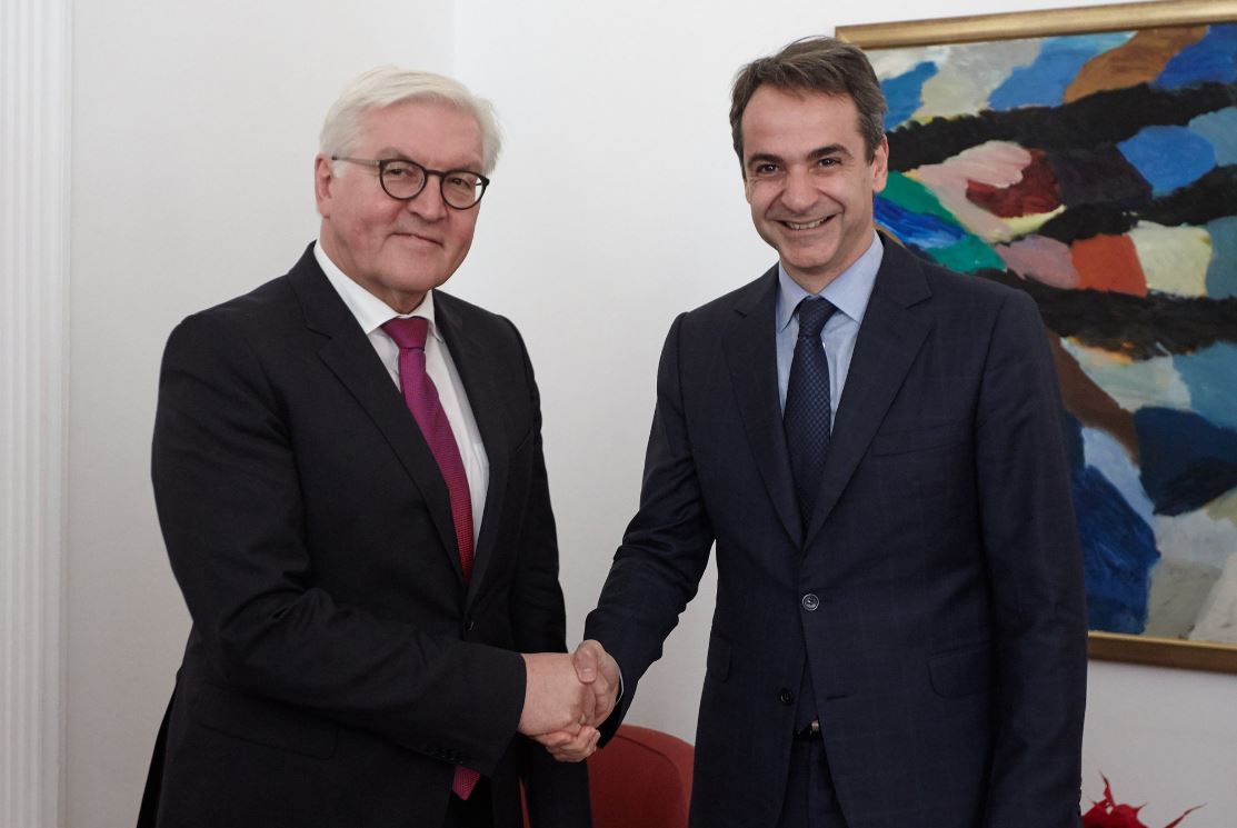 To tweet του Μητσοτάκη για τη συνάντηση με τον Σταϊνμάιερ