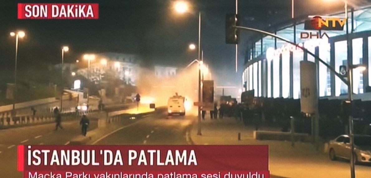 Δίπλα στο γήπεδο της Μπεσίκτας μία από της εκρήξεις – ΦΩΤΟ