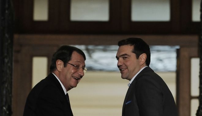 Συνάντηση Αναστασιάδη-Τσίπρα εν όψει της διάσκεψης της Γενεύης