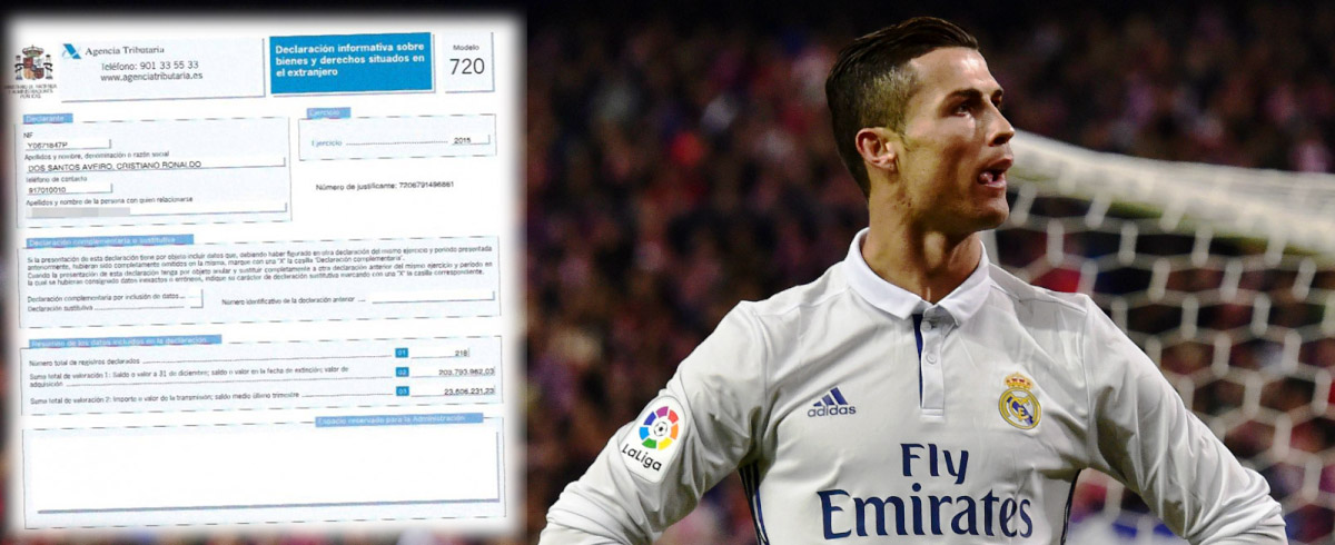 Ο Ρονάλντο δημοσίευσε την φορολογική του δήλωση