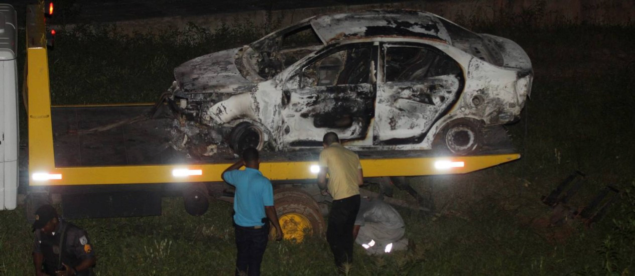Αυτό είναι το καμένο αυτοκίνητο του Έλληνα πρέσβη στη Βραζιλία – ΦΩΤΟ