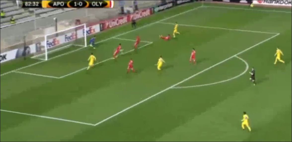Το δεύτερο γκολ του ΑΠΟΕΛ – ΒΙΝΤΕΟ