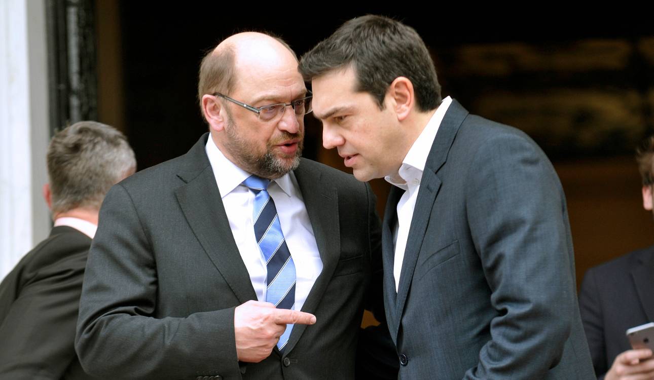 Συνάντηση Σουλτς – Τσίπρα