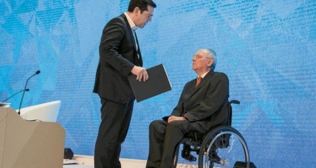 Handelsblatt: Πολύ επικίνδυνη η στρατηγική σύγκρουσης του Τσίπρα με τον Σόιμπλε