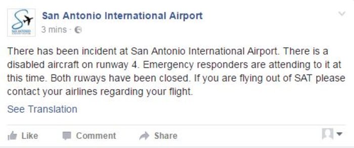 Εκκενώνεται από επιβάτες και πλήρωμα το αεροσκάφος στο Τέξας