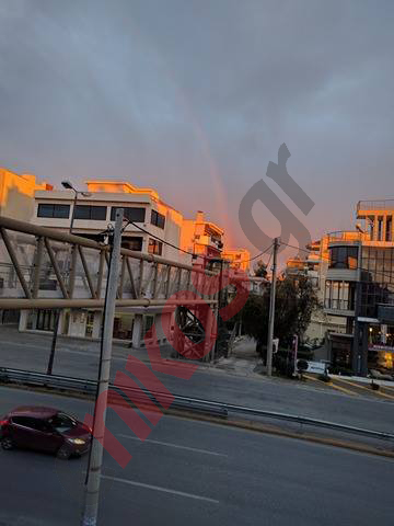 Εντυπωσιακό ουράνιο τόξο στο Μαρούσι – ΦΩΤΟ