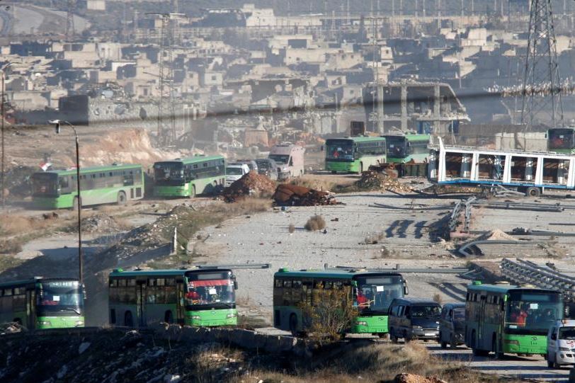 Πάνω από 6.400 άνθρωποι εγκατέλειψαν το Χαλέπι