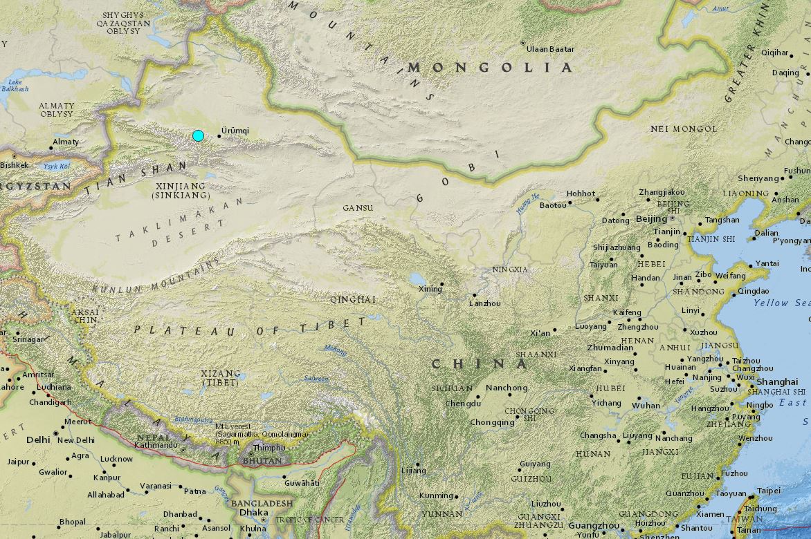 Σεισμός 5,9 Ρίχτερ στην Κίνα