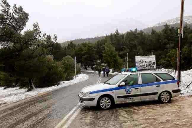 Αποκαταστάθηκε η κυκλοφορία στη λεωφόρο Πάρνηθος