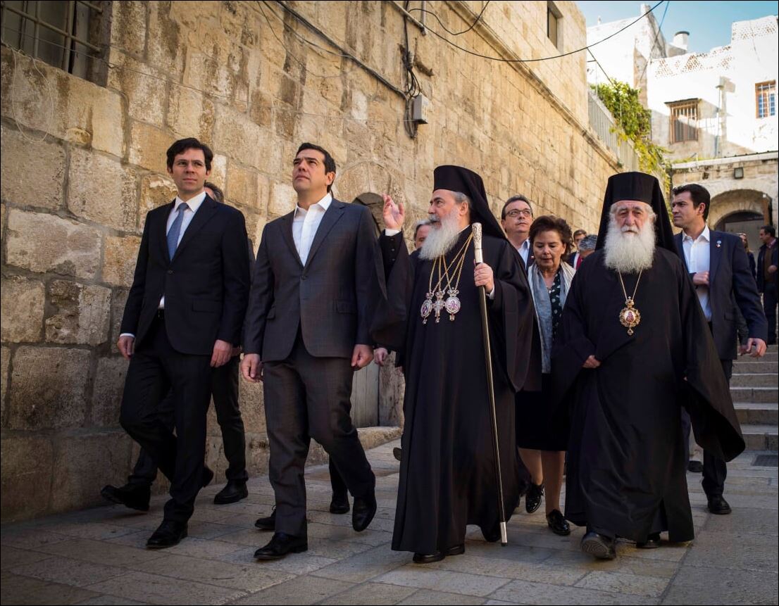 ΦΩΤΟ από την επίσκεψη του Τσίπρα στην Ιερουσαλήμ και τον Πανάγιο Τάφο