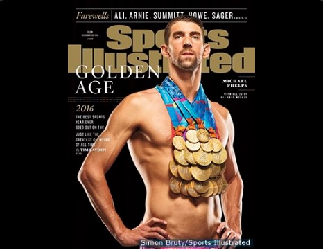 Η πρώτη φωτογράφηση του Φελπς με τα 28 μετάλλια – ΦΩΤΟ