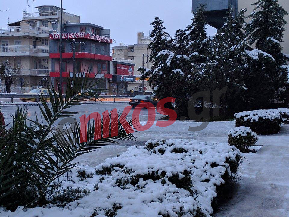 Στα λευκά το Μαρούσι – ΦΩΤΟ