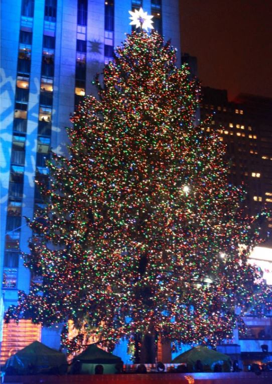 Φωταγωγήθηκε το χριστουγεννιάτικο δένδρο του Rockefeller – ΒΙΝΤΕΟ