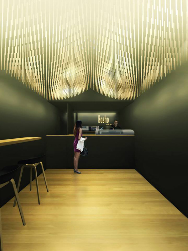 Το σούσι μπαρ με τα 8.400 chopsticks στην οροφή του