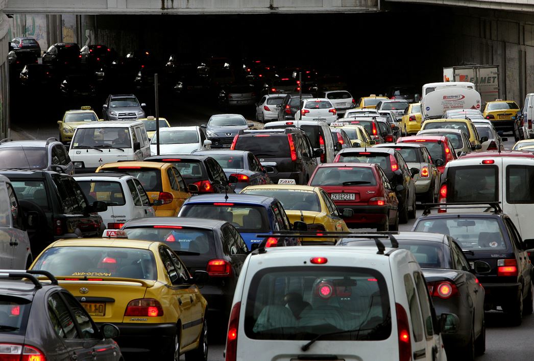 Κυκλοφοριακο κομφούζιο στην Αττική