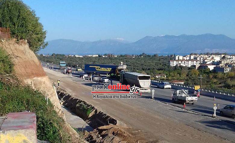 Τροχαίο με νταλίκα στην Ακράτα – Πέρασε στο αντίθετο ρεύμα κυκλοφορίας – ΦΩΤΟ