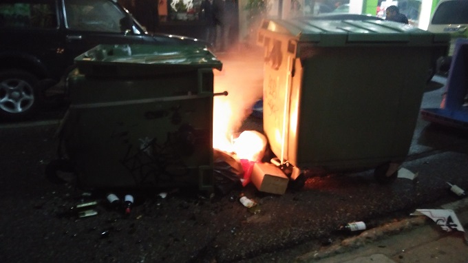 Επεισόδια και μολότοφ στο Αγρίνιο – ΦΩΤΟ – ΒΙΝΤΕΟ