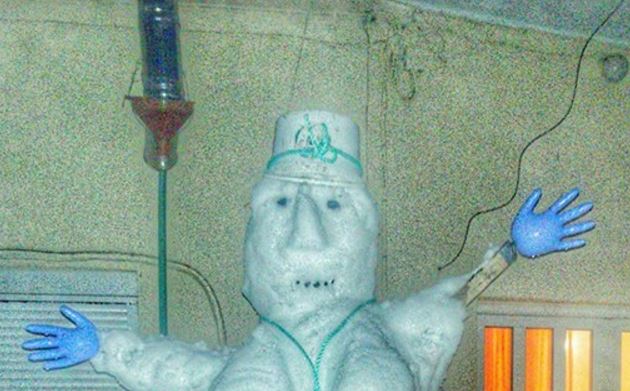 Κρήτη – Έκαναν τη Μέρκελ … χιονάνθρωπο – ΦΩΤΟ