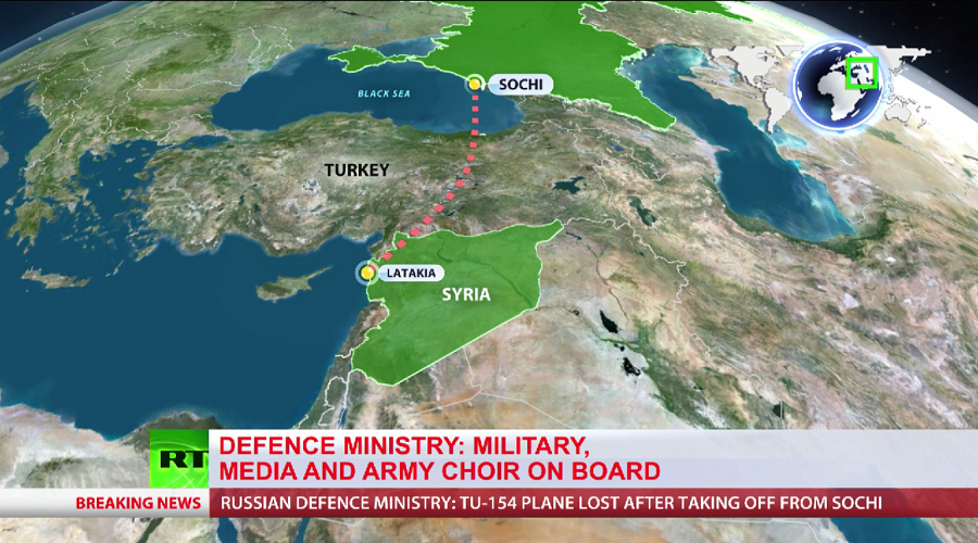 Ρωσικό υπουργείο Άμυνας: Βρέθηκαν συντρίμμια 1,5 χλμ. από τα παράλια του Σότσι