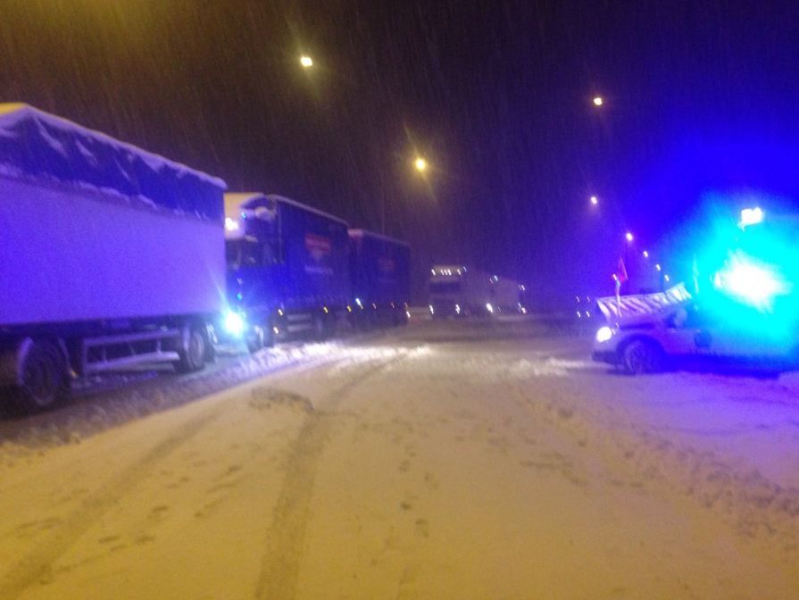 Με αλυσίδες η κίνηση στην Ε.Ο Τρικάλων-Ιωαννίνων