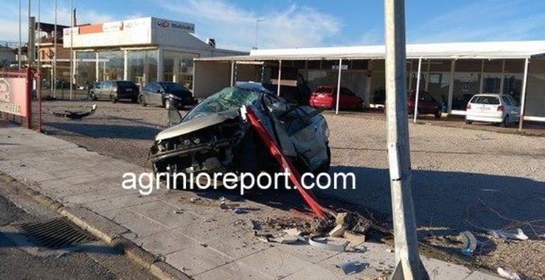 Σοβαρό τροχαίο ατύχημα στην Ε.Ο. Αγρινίου – Αντιρρίου – ΦΩΤΟ