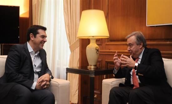 Τηλεφωνική συνομιλία Τσίπρα-Γκουτέρες για το Κυπριακό