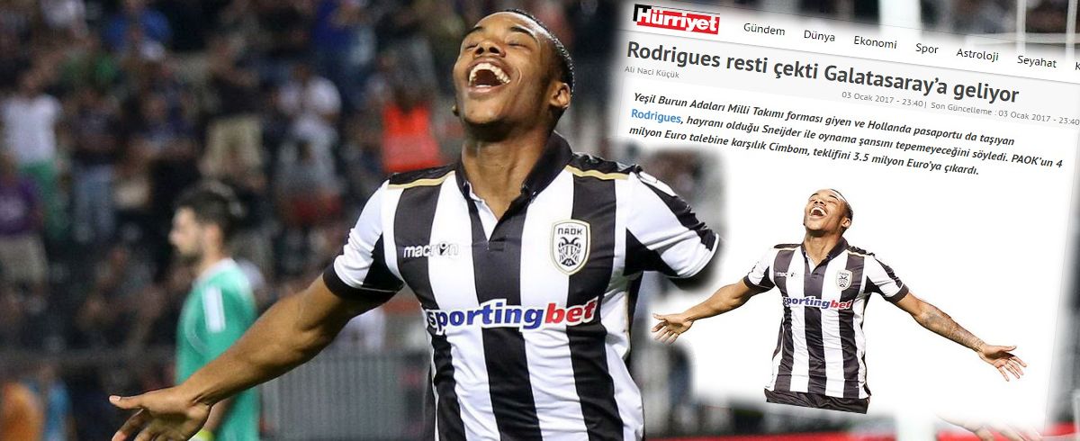 «Τούρκος» με 3,5 εκατομμύρια ο Ροντρίγκες