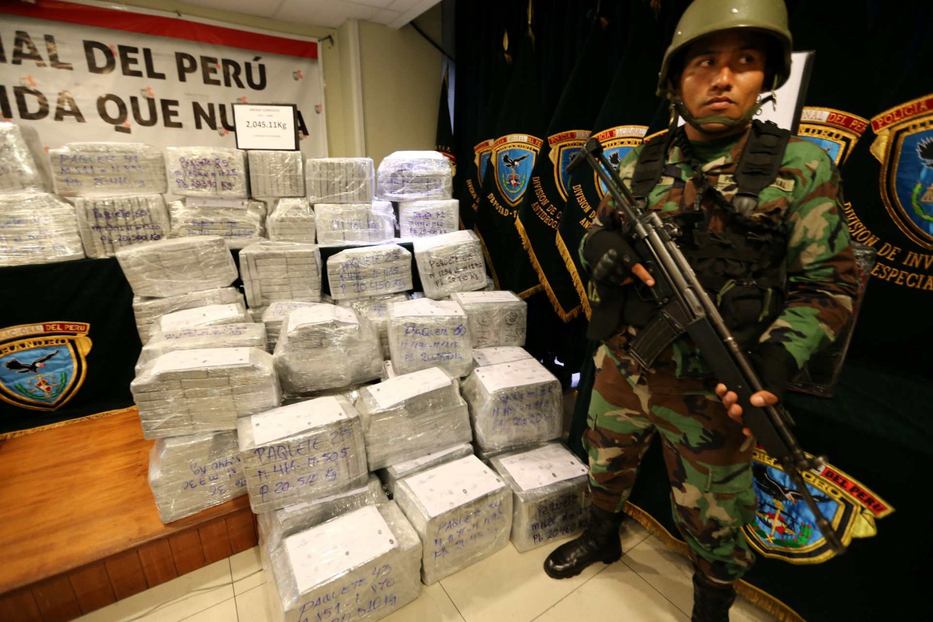 Περού: Βρήκαν δύο τόνους κοκαΐνης κρυμμένους σε πακέτα με σπαράγγια – ΦΩΤΟ ΚΑΙ ΒΙΝΤΕΟ