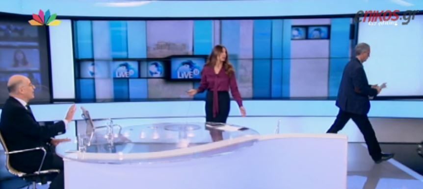 Έφυγε από το στούντιο ο Ρήγας – Η άγρια κόντρα του με τον Δένδια – ΒΙΝΤΕΟ